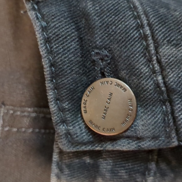 Marc Cain black plaid jeans Sz 31 - Picture 4 of 9